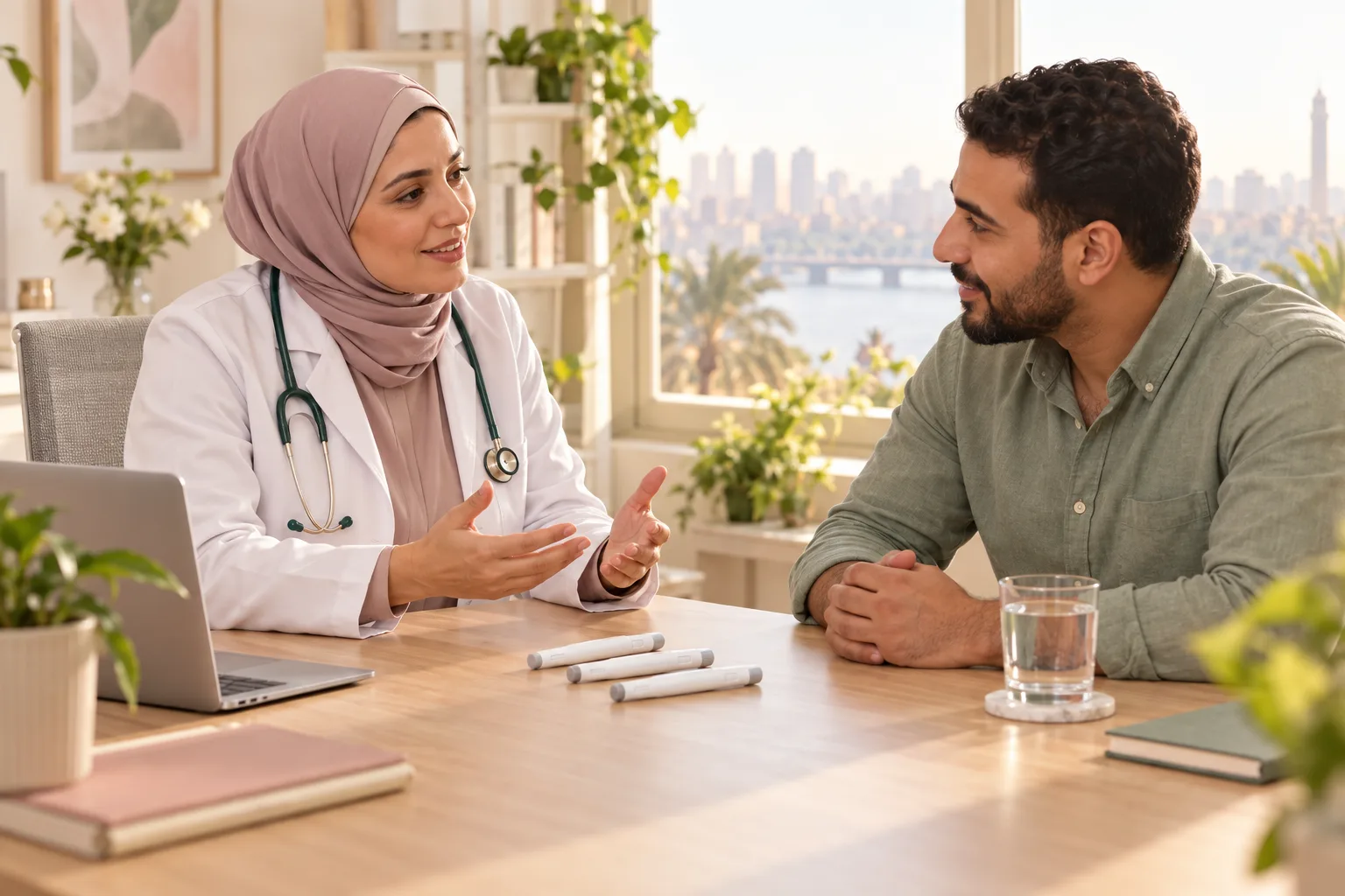 قلم حقن أسبوعي وجدول متابعة لأول 12 أسبوع من علاج إنقاص الوزن