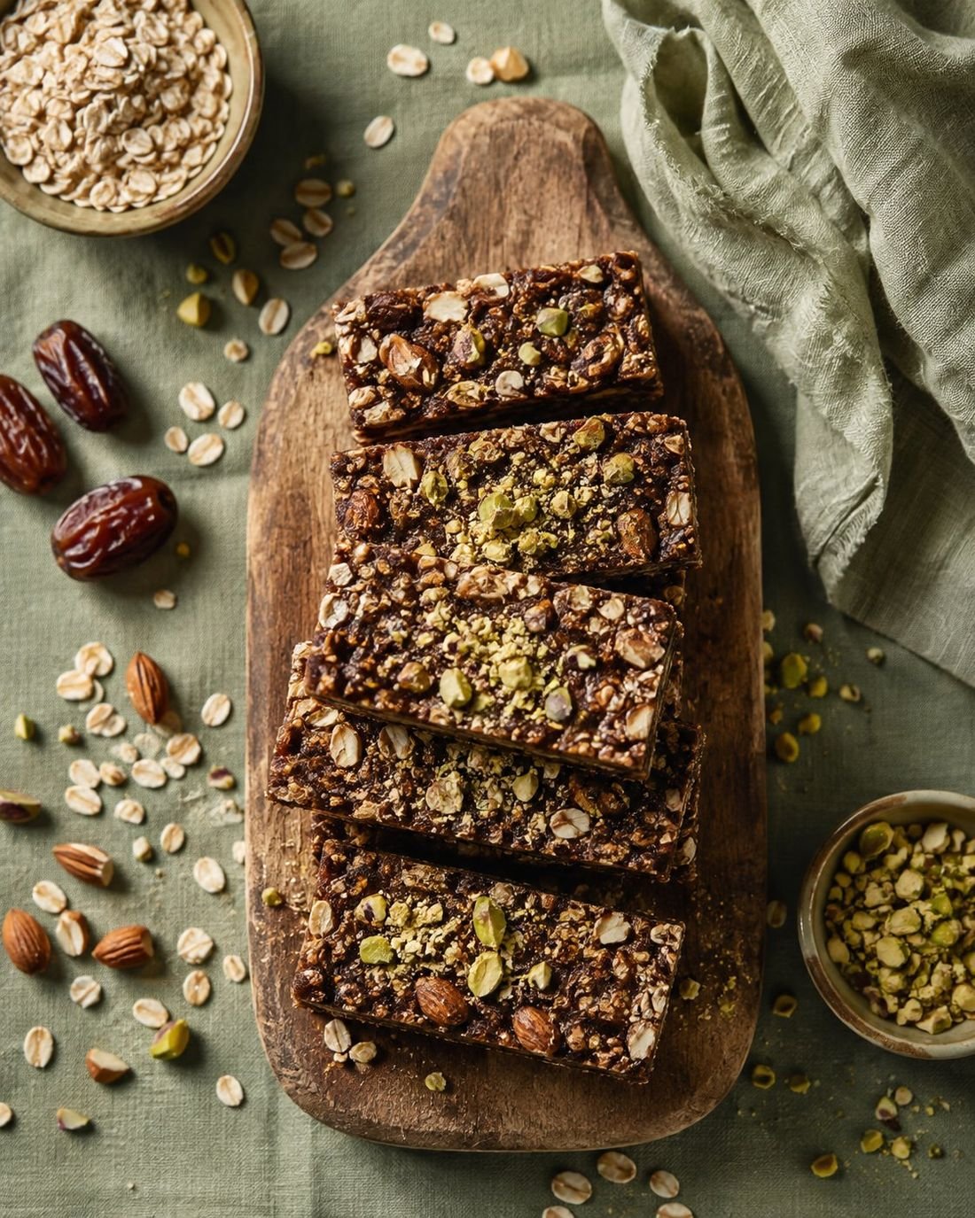 Chocolate Date Granola Bars