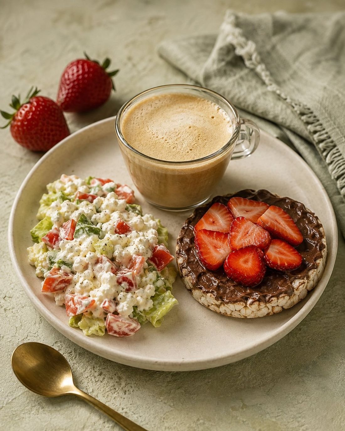 Cottage Cheese Breakfast Platter