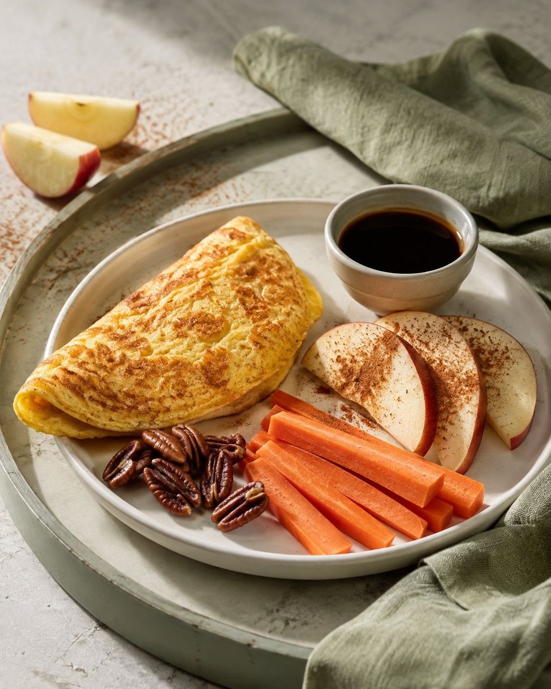 Champion's Omelette Breakfast Tray