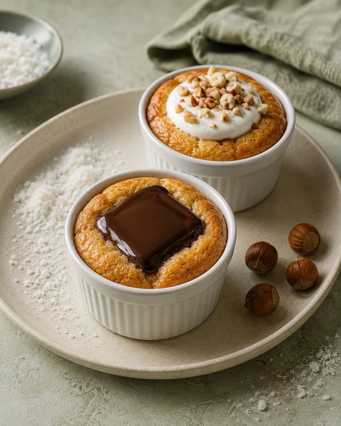 Mini Coconut Flour Cakes