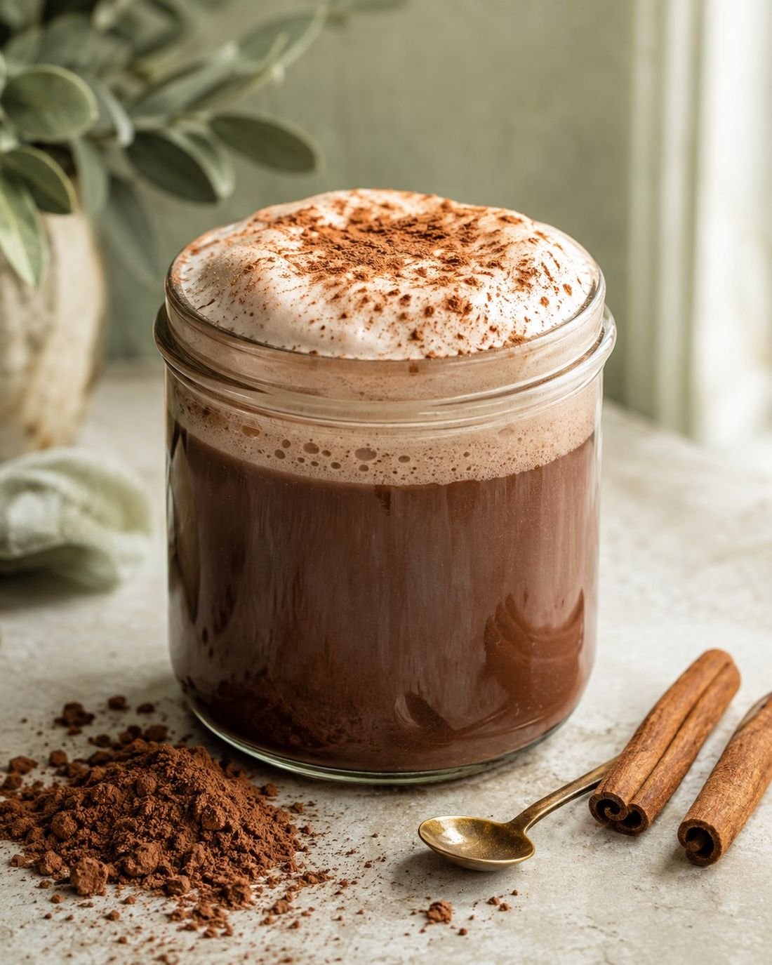 Hot Raw Cocoa Drink
