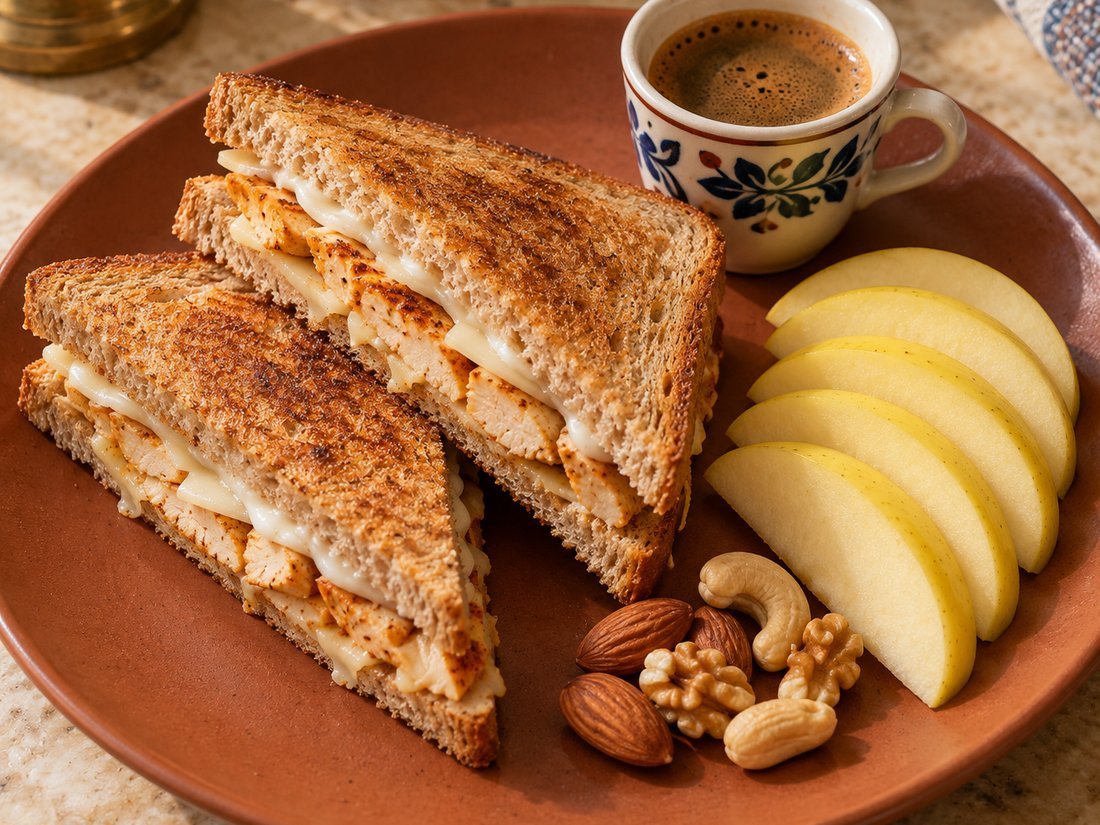 Spiced Chicken Breast Toastie