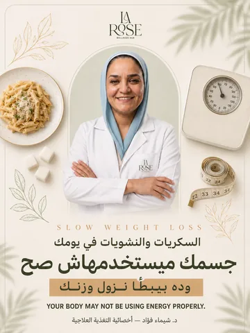أسباب بطء نزول الوزن في الدايت: ليه حرق الدهون بيهدى فجأة؟
